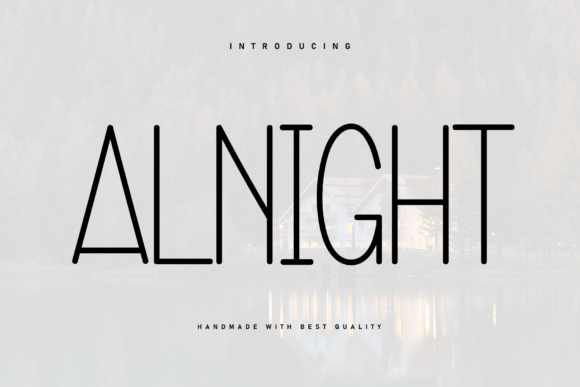 Alnight: A Sweet Handwritten Font