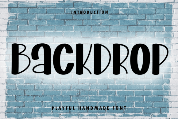 Backdrop: A Display Font for Elegant Branding