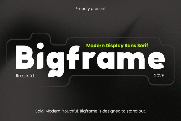 Bigframe Font for Bold Design