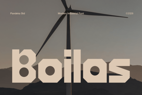 Boilas: A Bold Font for Creative Projects