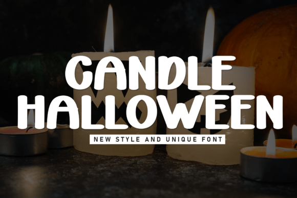 Candle Halloween Font for Bold Campaigns