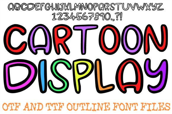 Cartoon Display Font