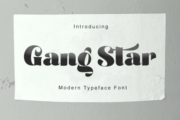 Gang Star Font for Bold Campaigns