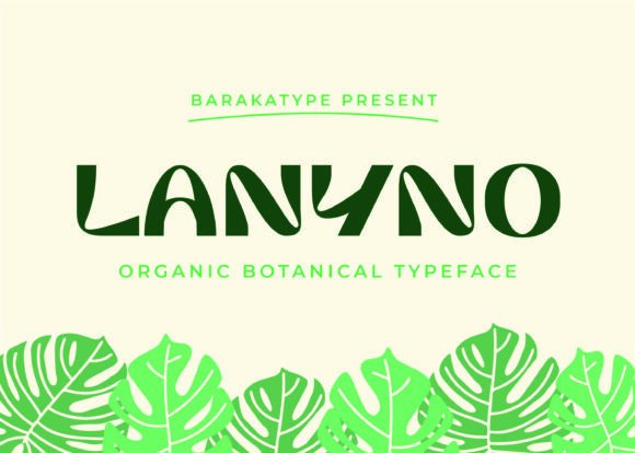 Lanyno Font: Organic Display for Editorial Design