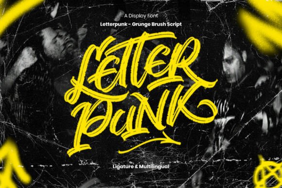 Letterpunk: A Bold Display Font for Rebellion