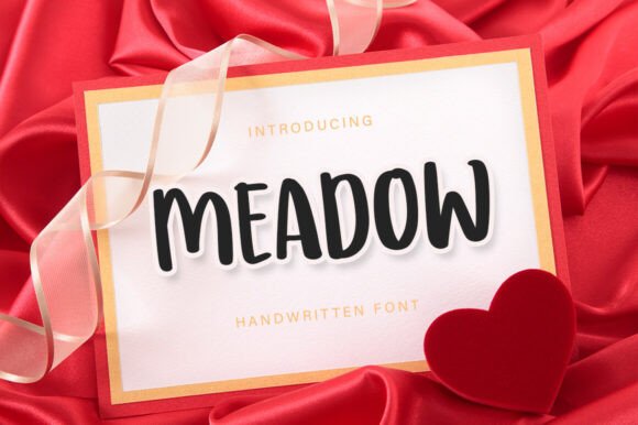 Meadow Font: Bold, Handwritten Display