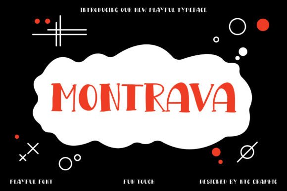 Montrava: A Bold Display Font for Creative Branding