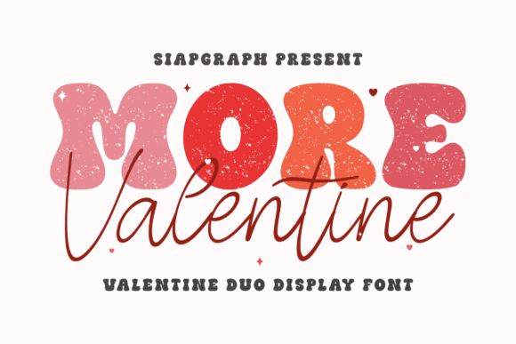 More Valentine Duo Font