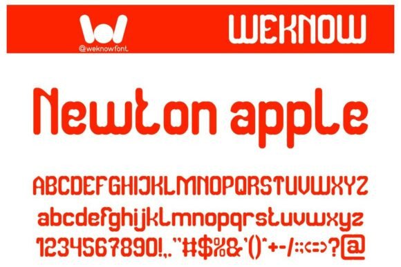 Newton Apple Font Review