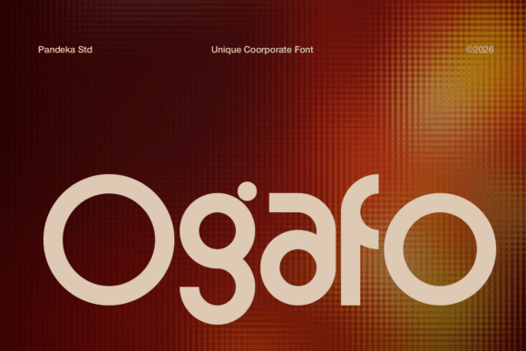 Ogafo: A Modern Font for Business Branding