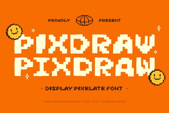Pixdraw Font for Bold Branding