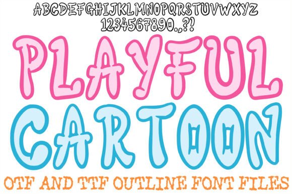 Playful Cartoon Font for Creative Brands