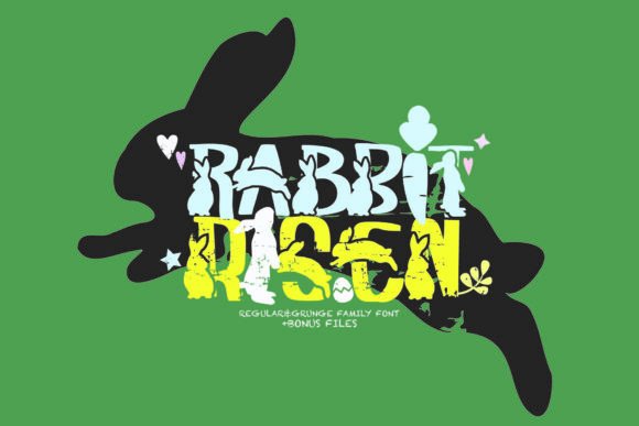 Rabbit Risen Font for Spring Campaigns