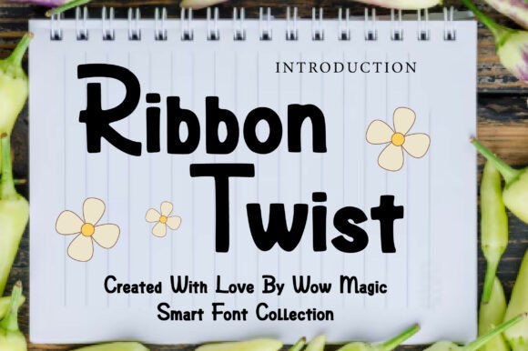 Ribbon Twist Font for Creative Brands