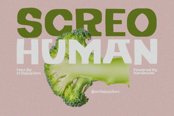 Screo Human: Bold Display Font for Impactful Campaigns