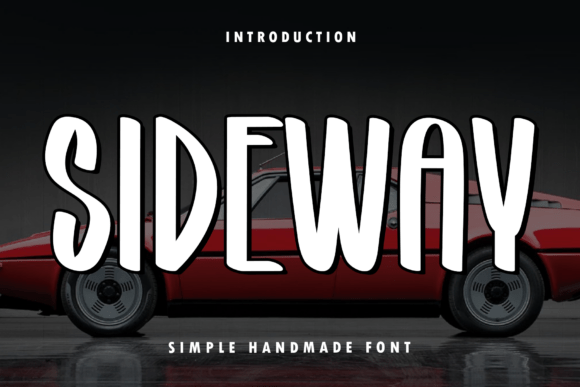 Sideway Font for Elegant Design