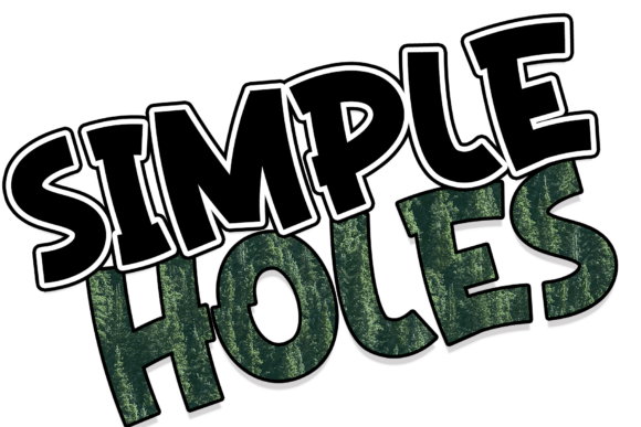 Simple Holes Font
