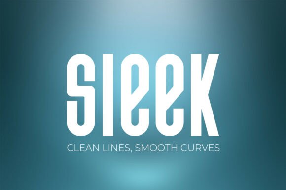 Sleek Font: Modern Display Style