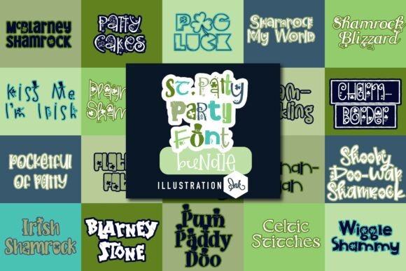 St. Patty Party Font for Business Branding