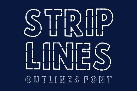 Strip Lines Font Review
