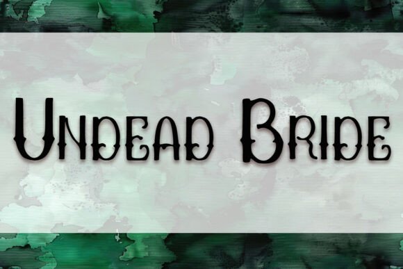 The Undead Bride Font for Bold Branding