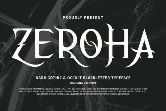 Zeroha Font: Modern Editorial Design